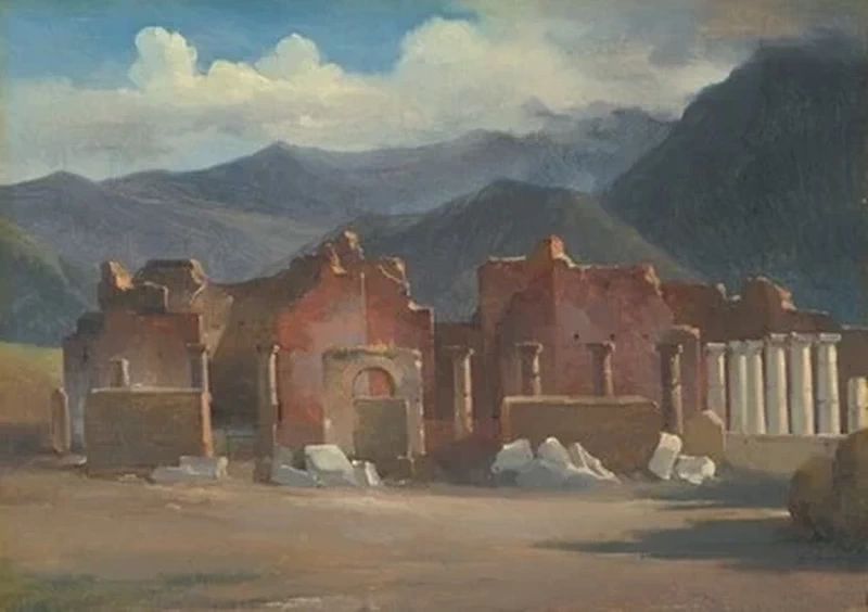Il foro a Pompei - National Gallery of Art